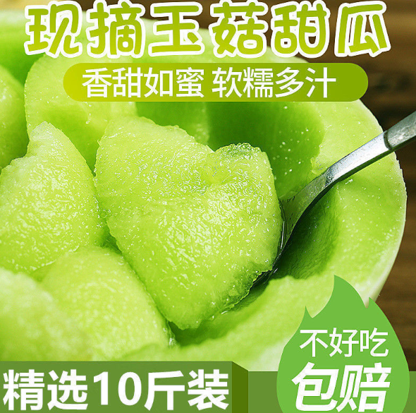 山东玉菇甜瓜新鲜孕妇水果应季头茬现摘软糯香甜蜜瓜脆瓜香瓜...