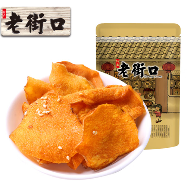 老街口香脆红薯片300g/袋 地瓜干休闲零食脆片特产小吃